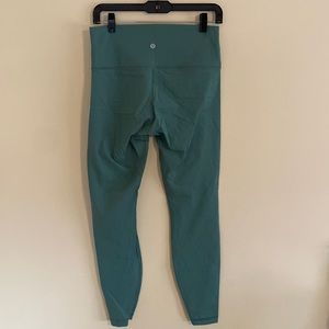 Lululemon teal leggings